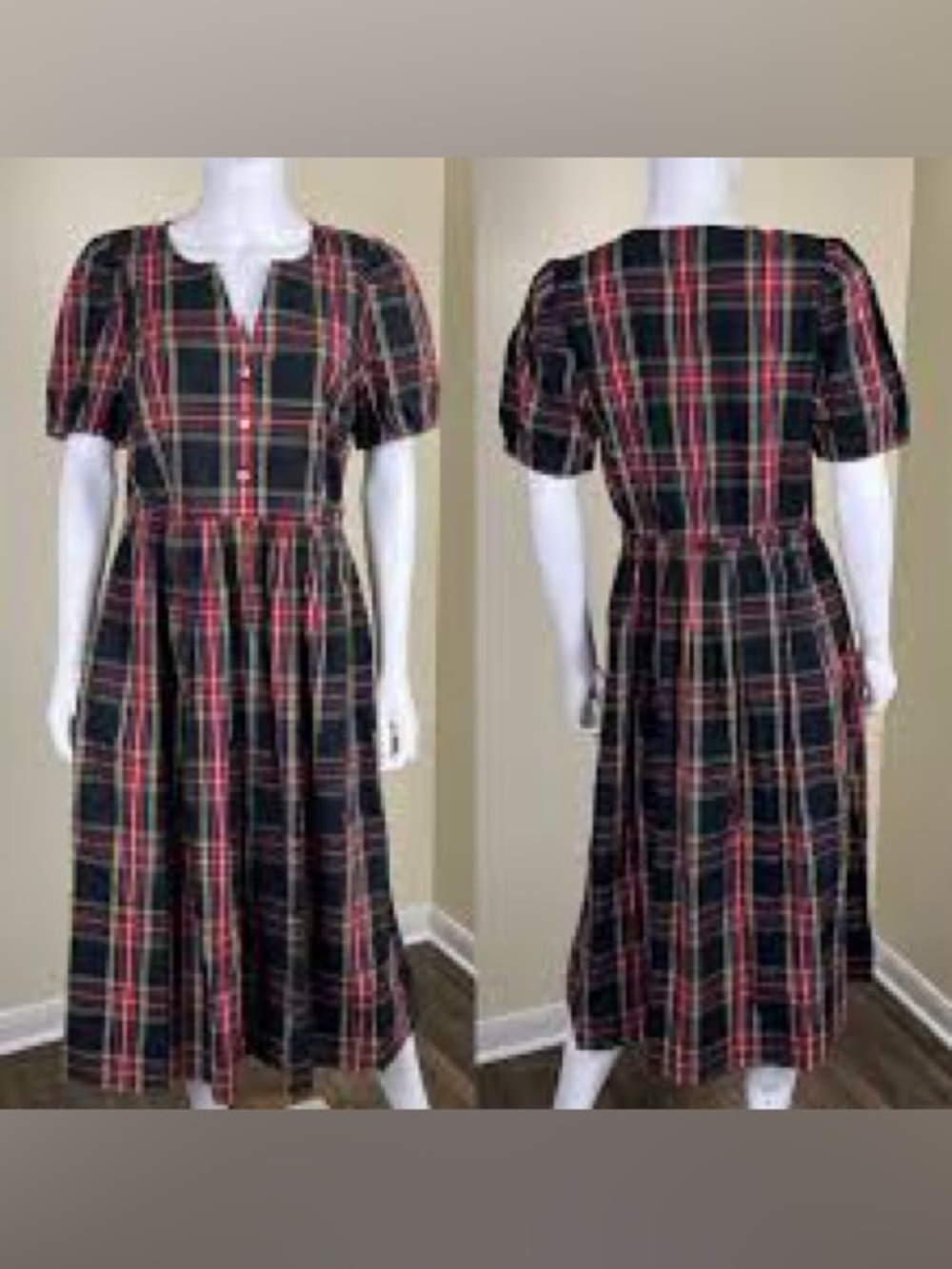 J CREW TARTAN DRESS